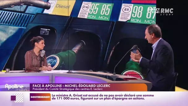 Prix de l'essence: sur RMC, Michel-Edouard Leclerc demande à l'Etat "de baisser ses taxes"