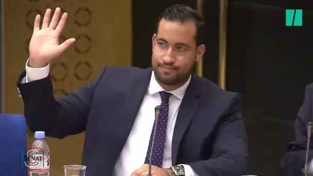 Alexandre Benalla prête serment devant la commission d'enquête du Sénat