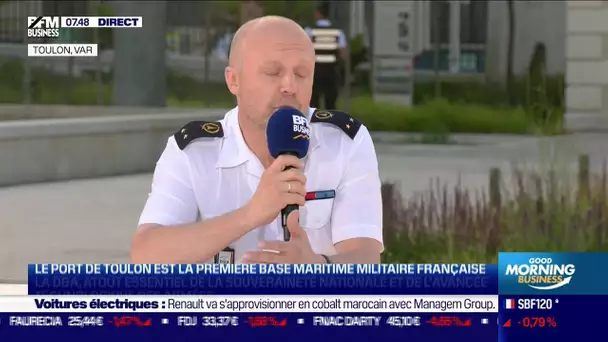 Tour de France BFM Business : Le port de Toulon est la première base maritime militaire française