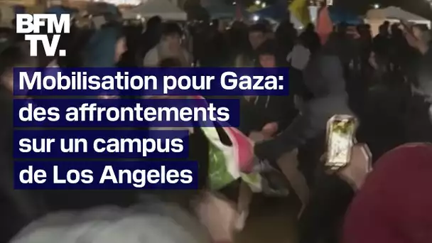 Mobilisation pour Gaza: des affrontements à Los Angeles sur le campus d'UCLA