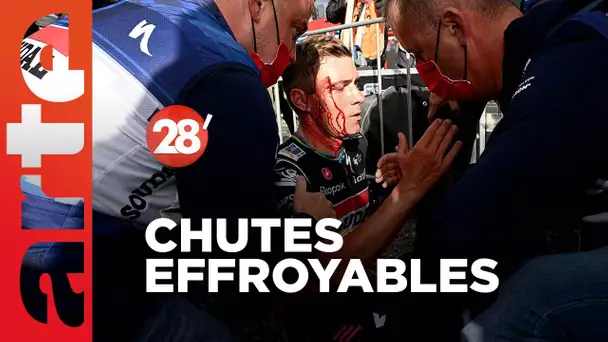 Cyclisme : chutes effroyables - 28 Minutes - ARTE