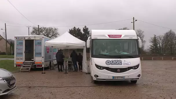 Un bus itinérant pour dépister la covid-19 dans l'Oise