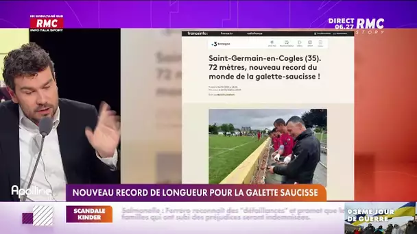 Nouveau record de longueur pour la galette saucisse