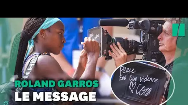 À Roland Garros, Coco Gauff prend position contre les armes à feu