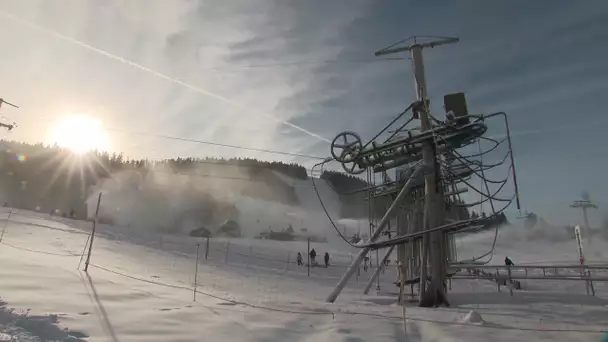 La neige est arrivée en abondance, pour le plus grand plaisir des vacanciers...