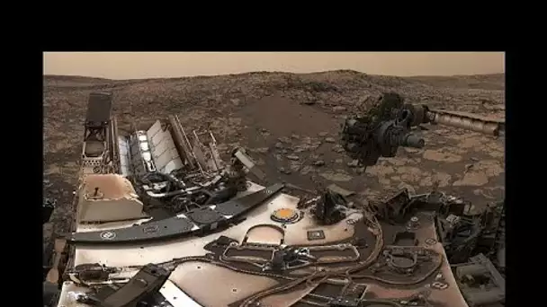 Depuis Mars, le robot Curiosity poste un selfie