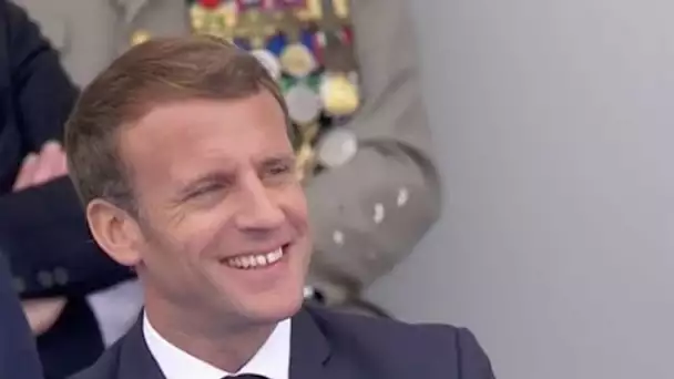 14 Juillet : cet incident évité de justesse qui a fait sourire Emmanuel Macron (VIDEO)