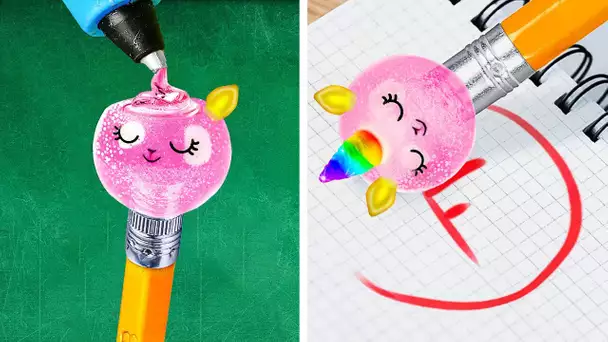 Bricolages et astuces amusants pour l'école que vous allez adorer 📚🎨 Préparez-vous pour la rentrée !