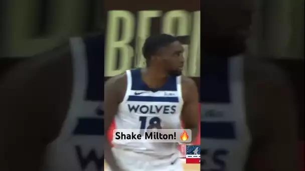 SMOOTH move by Shake Milton in his debut with Minnesota! 👀 #NBAinAbuDhabi on NBA TV | #Shorts