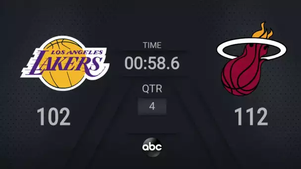 Lakers @ Heat | NBA on ABC Live Scoreboard | #NBAFinals Presented by YouTube TV