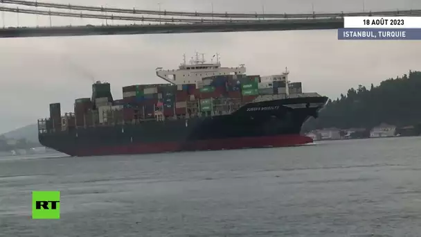 🇹🇷  Turquie : le cargo Joseph Schulte est arrivé à Istanbul après avoir quitté l'Ukraine