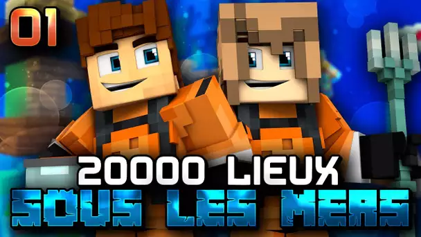 20 000 Lieux Sous les Mers #01 : Nouvelle Serie Minecraft Aquatique ! (ft @Frigiel)