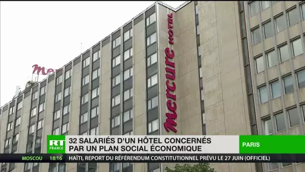 32 salariés d’un hôtel du groupe Mercure concernés par un plan social économique
