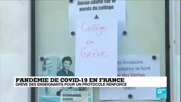 Covid-19 en France : grève des enseignants pour un protocole renforcé