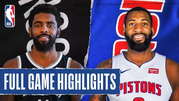 NETS at PISTONS | FULL GAME HIGHLIGHTS | January 25, 2020