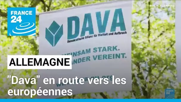 Allemagne : le parti "Dava" en route vers les européennes • FRANCE 24