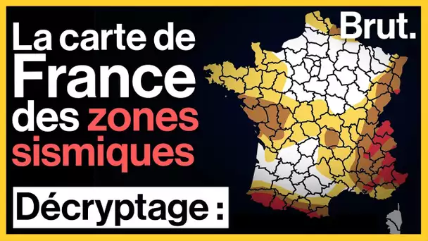 Tremblements de terre : la carte de France des zones sismiques