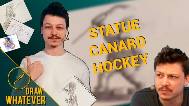 Statue, Canard et Hockey - DRAW WATHEVER