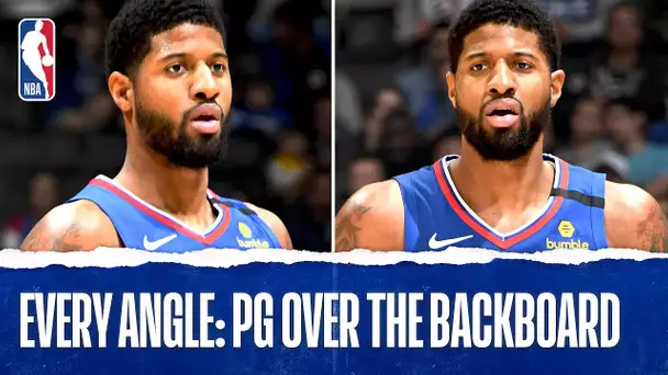 Every Angle: PG Over The Backboard!