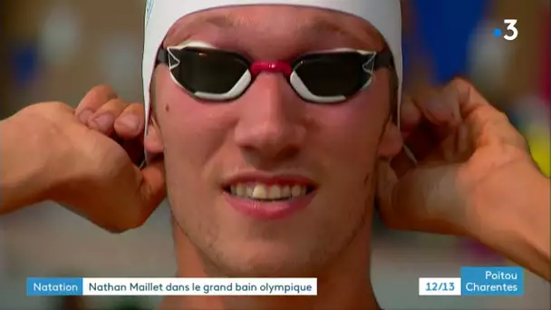 Nathan Maillet, champion de natation adaptée sélectionné pour les Jeux Olympiques de Tokyo
