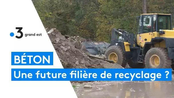 Une filière de recyclage du béton pourrait bientôt voir le jour dans l'Aube