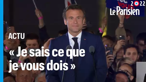 "Je sais ce que je vous dois": le discours d'Emmanuel Macron en intégralité