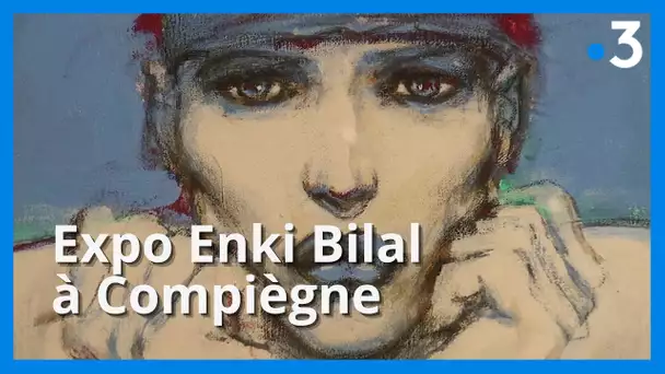 Exposition de l'auteur de BD Enki Bilal à Compîègne