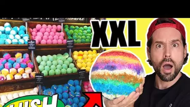 JE MÉLANGE TOUTES LES BATH BOMB LUSH - BOMBE DE BAIN XXL - HUBY