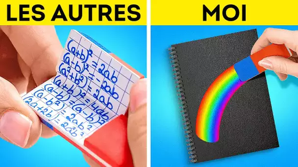 ASTUCES GÉNIALES POUR L'ÉCOLE QUE TU AURAIS AIMÉ CONNAÎTRE PLUS TÔT