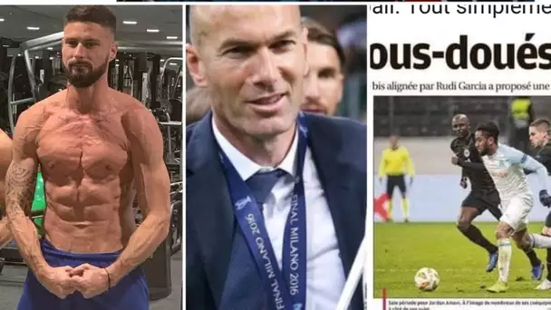 La presse ridiculise l'OM!! Giroud en mode bodybuilder ,matuidi taille la presse  zidane retour