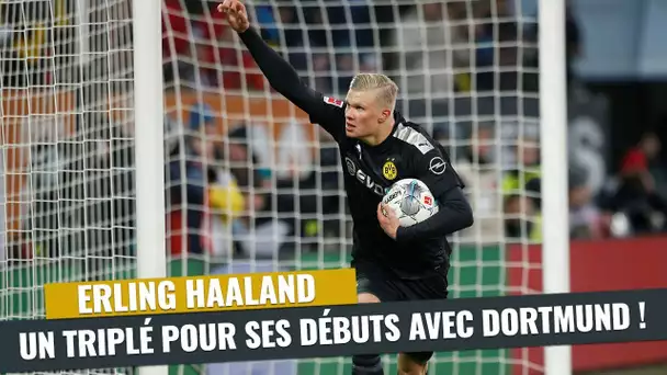Bundesliga : Erling Haaland, un triplé fou pour sa première avec Dortmund