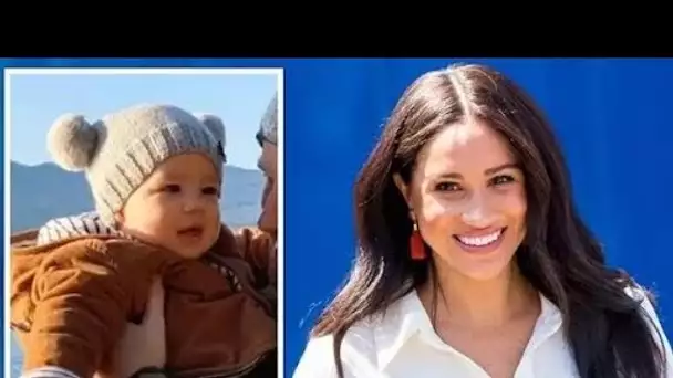 Le nom adorable d'Archie pour Meghan et Harry alors que la duchesse partage un moment intime avec so