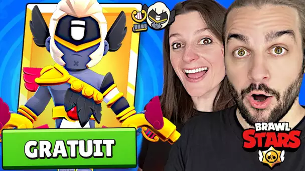 UN SKIN GRATUIT DE FOU  SUR BRAWL STARS !