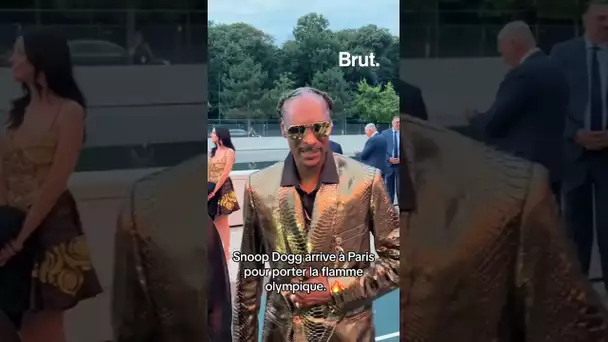 Snoop Dogg à Paris pour porter la flamme olympique #paris2024