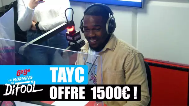 Tayc offre 1500€ à une auditrice ! #MorningDeDifool