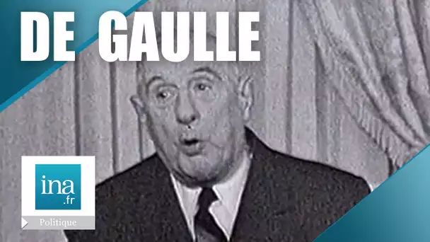 Charles de Gaulle, campagne présidentielle du second tour 1965  | Archive INA