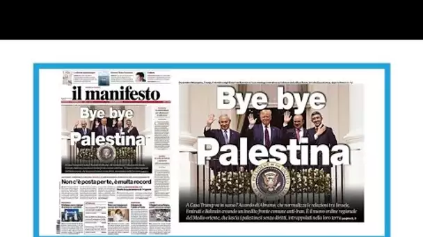 Accord de normalisation au Moyen-Orient: "Bye bye Palestine?"