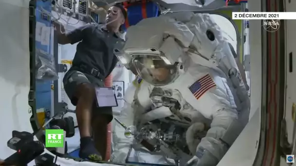 ISS : deux astronautes de la NASA effectuent une sortie dans l'espace
