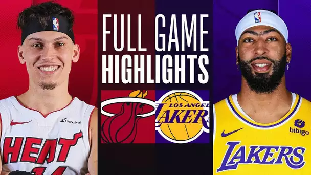HEAT at LAKERS | FULL GAME HIGHLIGHTS | January 3, 2024