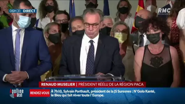 Régionales: Face au RN, Renaud Muselier remporte la région PACA avec 57,30% des suffrages