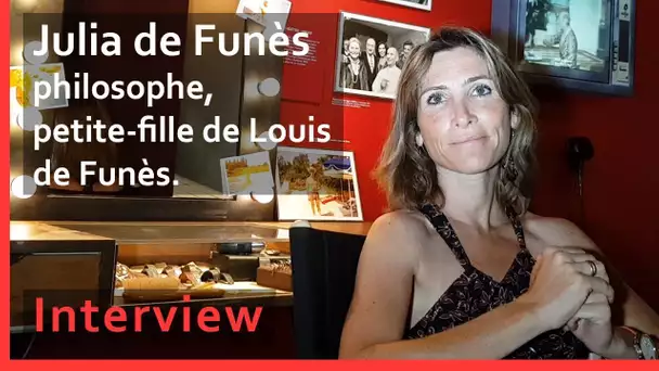 Musée Louis de Funès : interview de sa petite-fille Julia, lors de l'inauguration