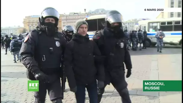 Moscou : une manifestation pour dénoncer l’opération militaire russe en Ukraine
