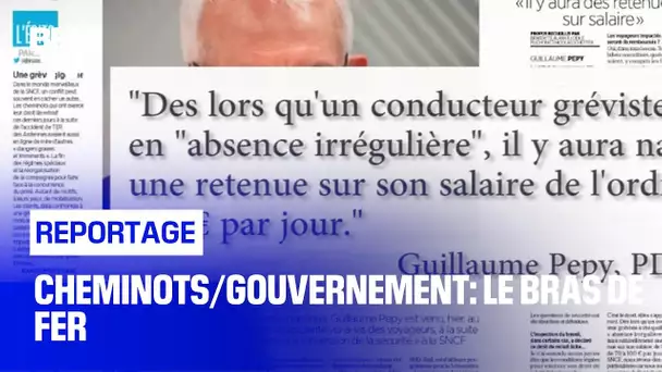 Cheminots/Gouvernement: le bras de fer