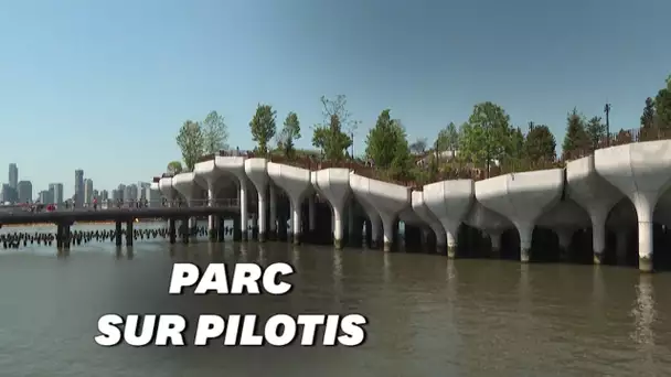 À New York, ce nouveau parc flotte au-dessus du fleuve Hudson