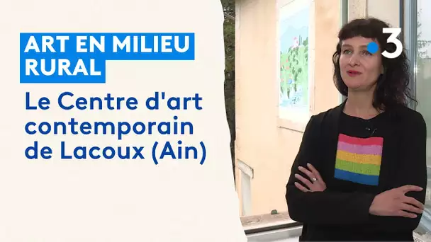 Visite du Centre d'art contemporain de Lacoux (Ain)