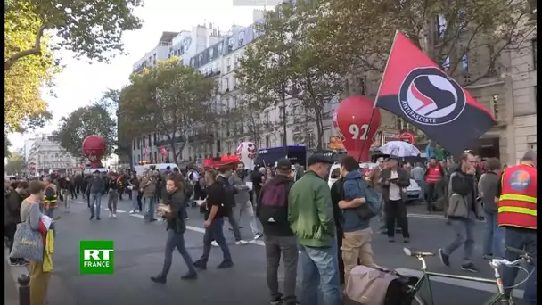 Paris : manifestation pour une augmentation des salaires