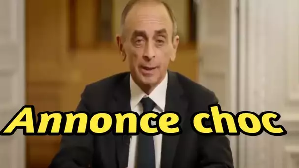 Eric Zemmour abandonne la présidentielle ? Il fait une annonce choc (vidéo)