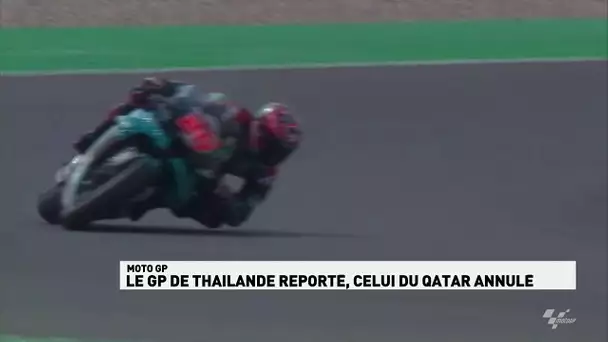 MotoGP - Le GP du Qatar annulé, celui de Thaïlande reporté