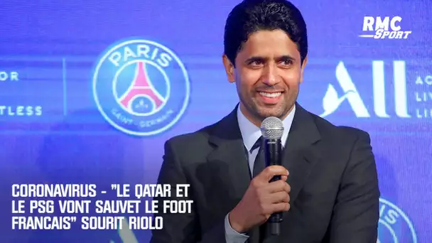 Coronavirus-Ligue 1: "Le Qatar et le PSG vont sauver le foot français" sourit Riolo