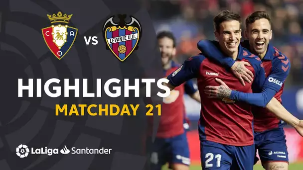 Highlights CA Osasuna vs Levante UD (2-0)